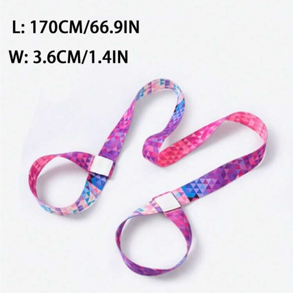 Adjustable Thick Yoga Mat Carrier Strap, Stretching Band For Mats - Picture 6 of 7